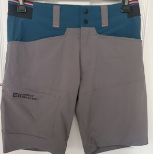 Elevenate Men's Gray and Blue Shorts